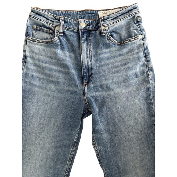 RAG & BONE CASEY HIGH-RISE ANKLE FLARE JEANS SIZE 30 - Picture 3 of 9